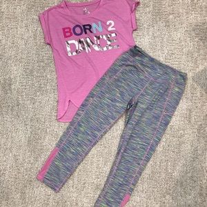 Girls size 14 athletic outfit